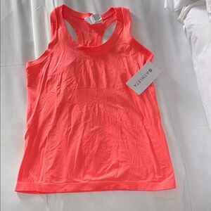 NWT Athleta Bright Coral Racerback Tank size large